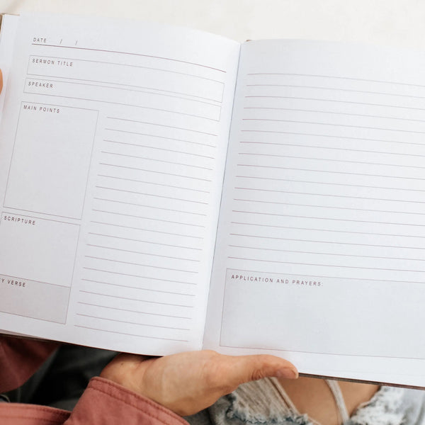 Sermon Notes Journal