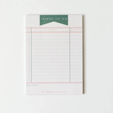 Things To Do-Note Pad
