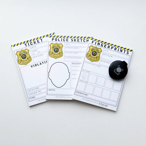 Law Enforcement Playtime Pads-Kids