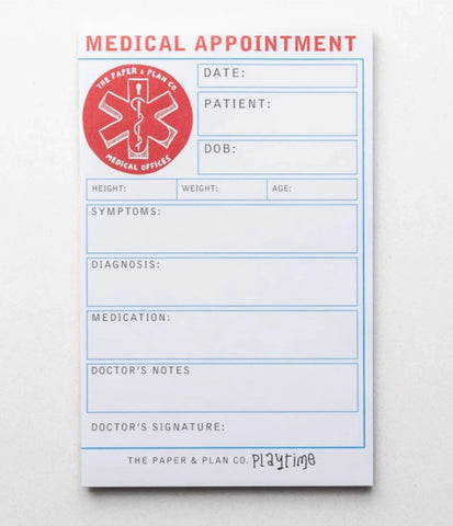 Medical Appointment Pads-Kids