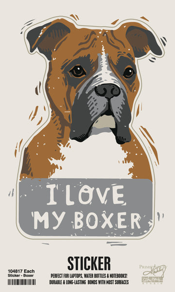 Sticker | I Love My Dog