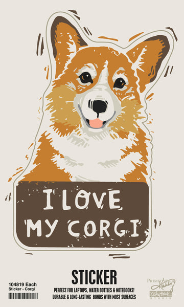 Sticker | I Love My Dog