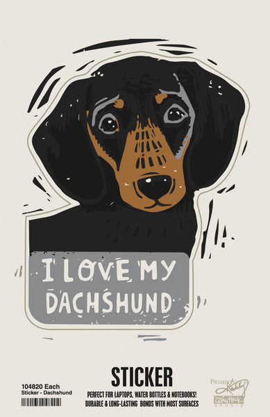 Sticker | I Love My Dog