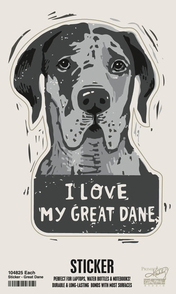 Sticker | I Love My Dog