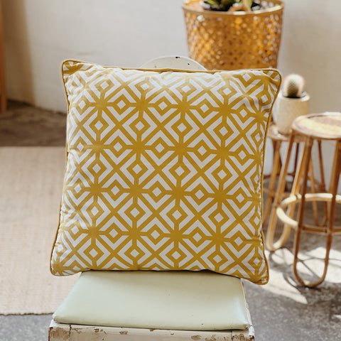 Pillow | Mustard Geometric