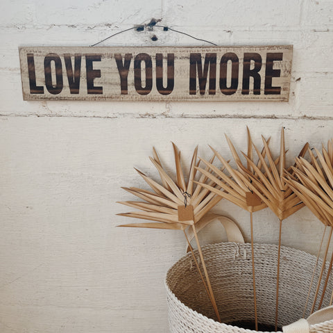 Love You More | Wall Decor