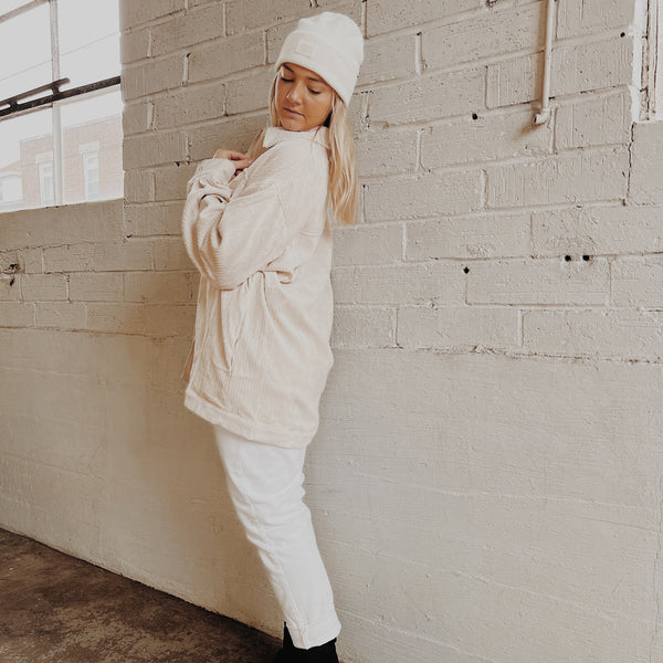 Reversable Corduroy Shacket