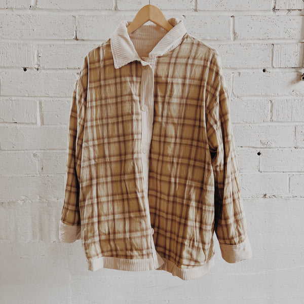 Reversable Corduroy Shacket
