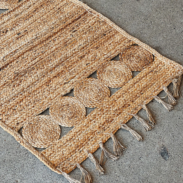 Jute Rug with Tassels