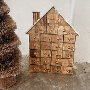 Wood House Advent Calendar