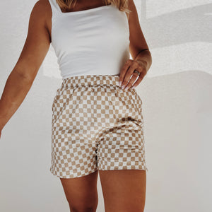 Checkered Shorts