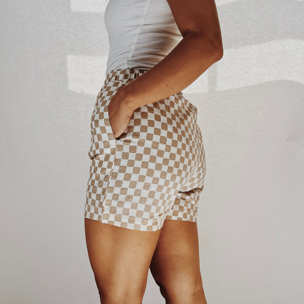 Checkered Shorts