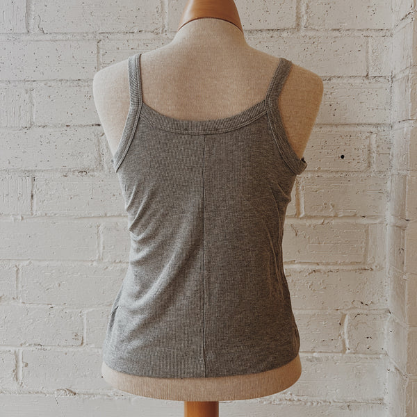 High Neck Ribbed Cami