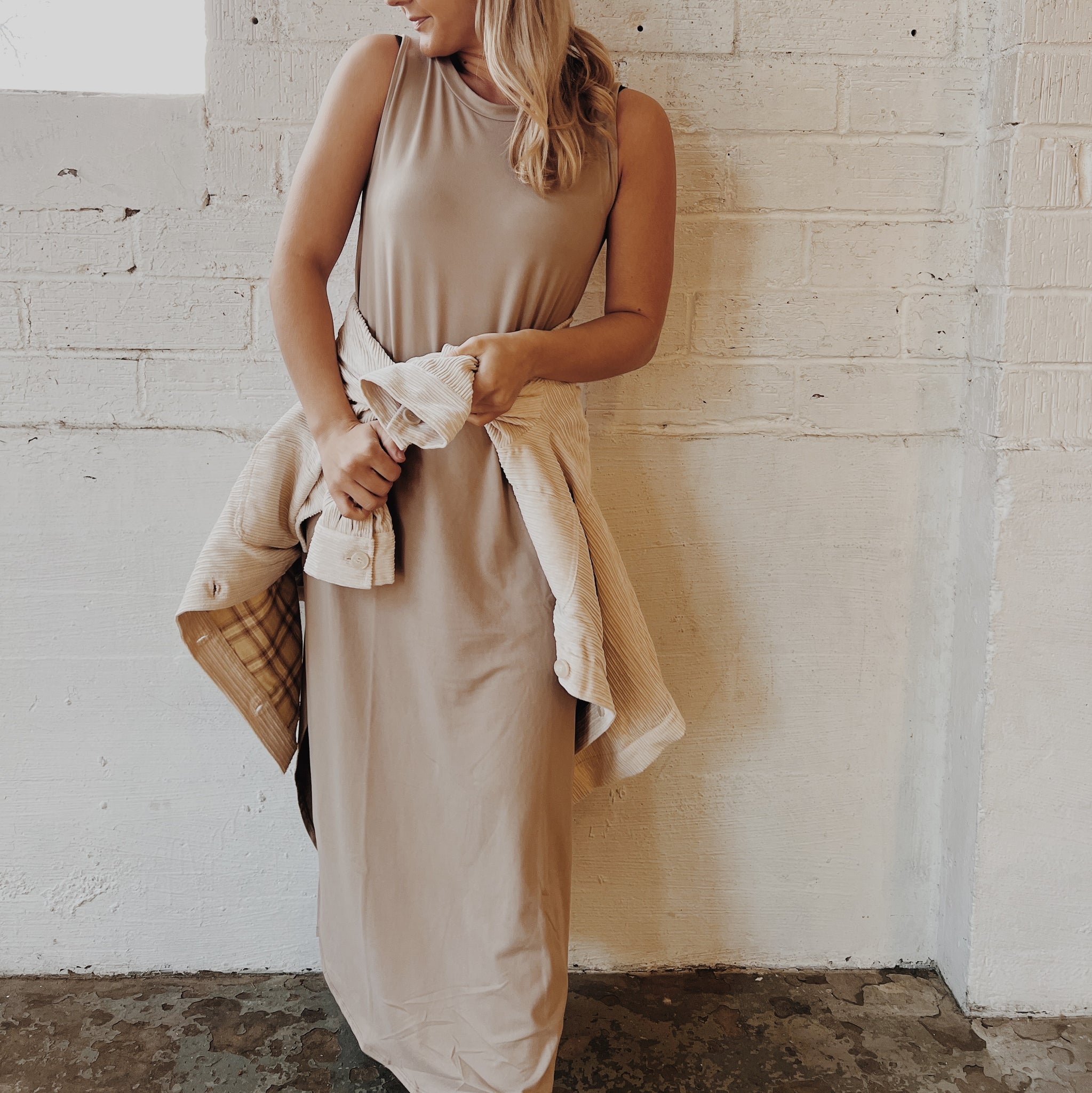 Ash Mocha Maxi Dress