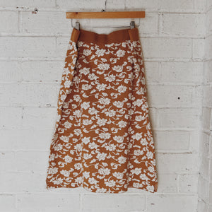 Floral Sweater Knit Skirt | Plus Sizes