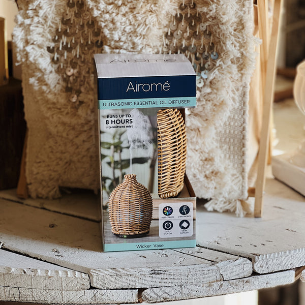 Oil Diffuser | Wicker Vase
