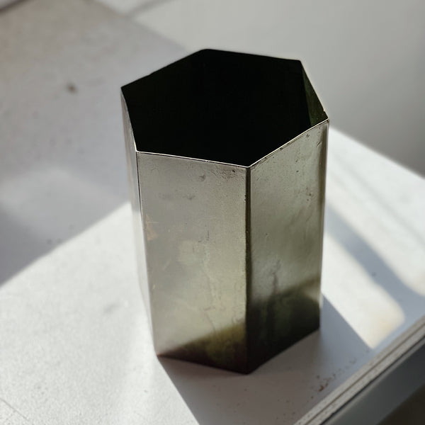 Oxidized Metal Planter