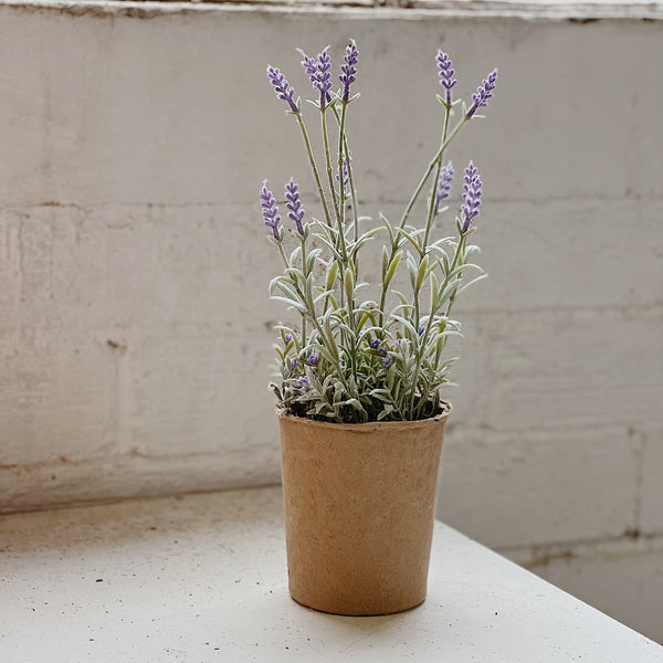 Faux Lavender Plant