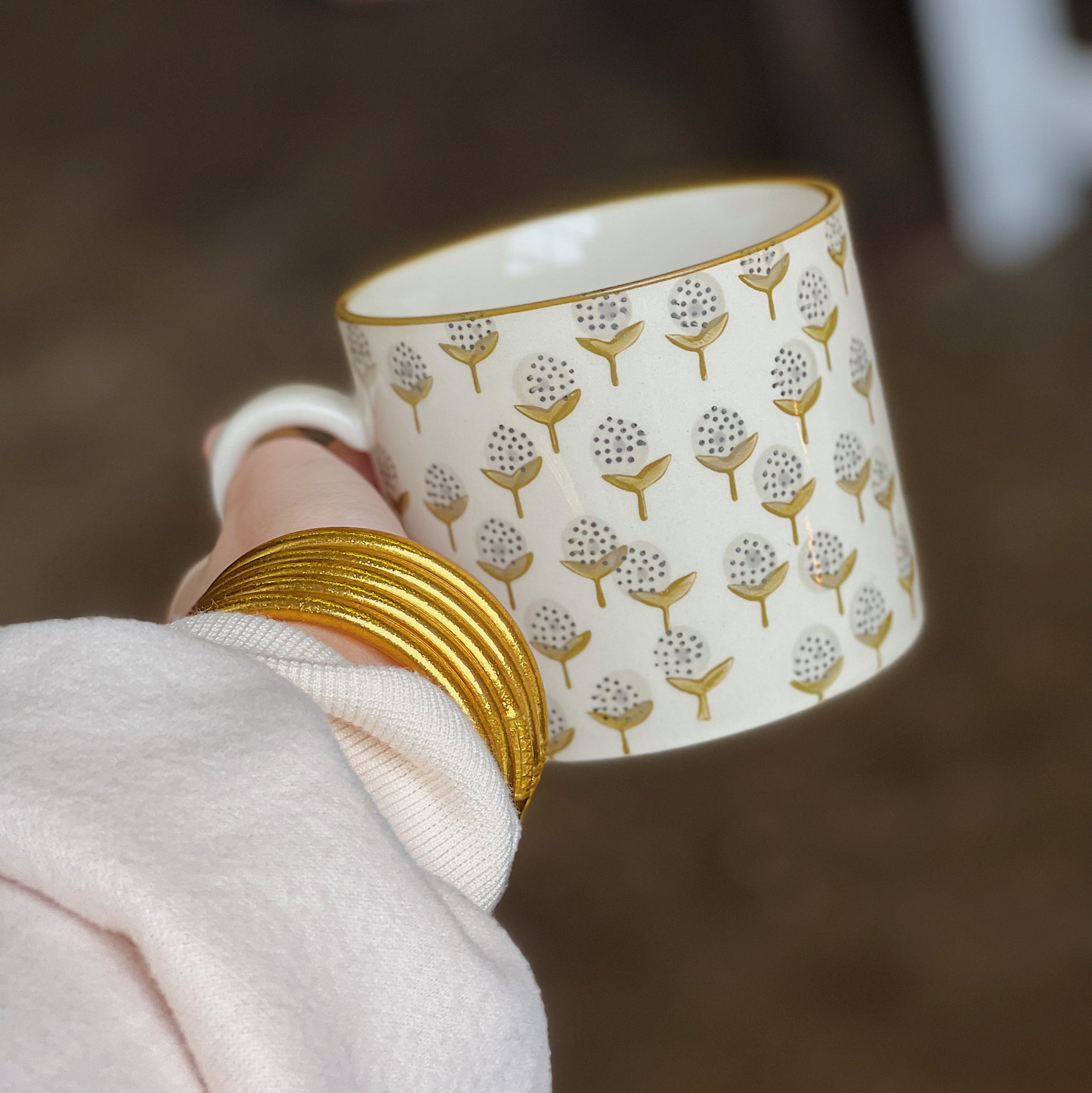 Floral Pattern Mugs