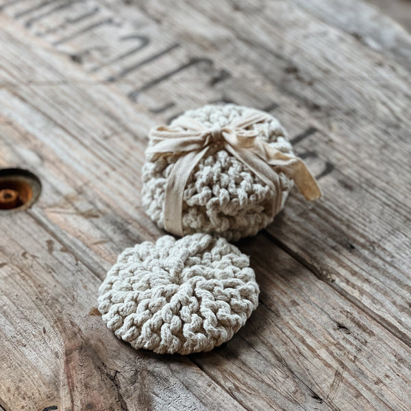 Cotton Crocheted Coasters