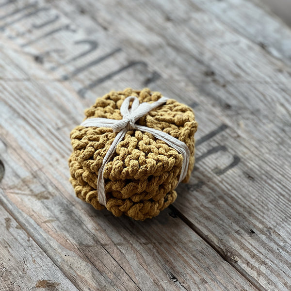 Cotton Crocheted Coasters