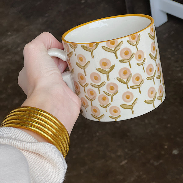 Floral Pattern Mugs