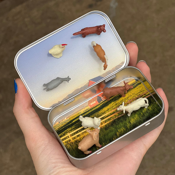 Mini Magnetic Animal Tin