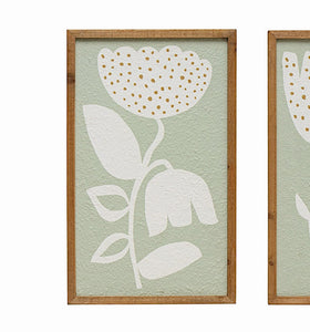 Wall Decor with Flowers