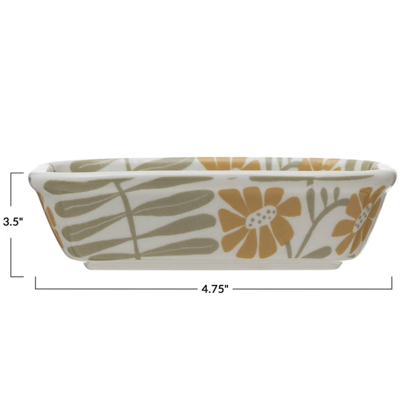 Soap Dish with Flowers