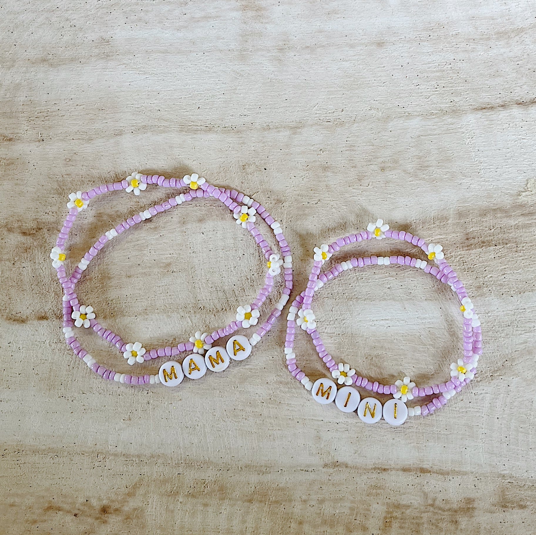 Daisy Mama & Mini Matching Bracelets