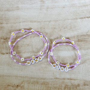 Daisy Mama & Mini Matching Bracelets